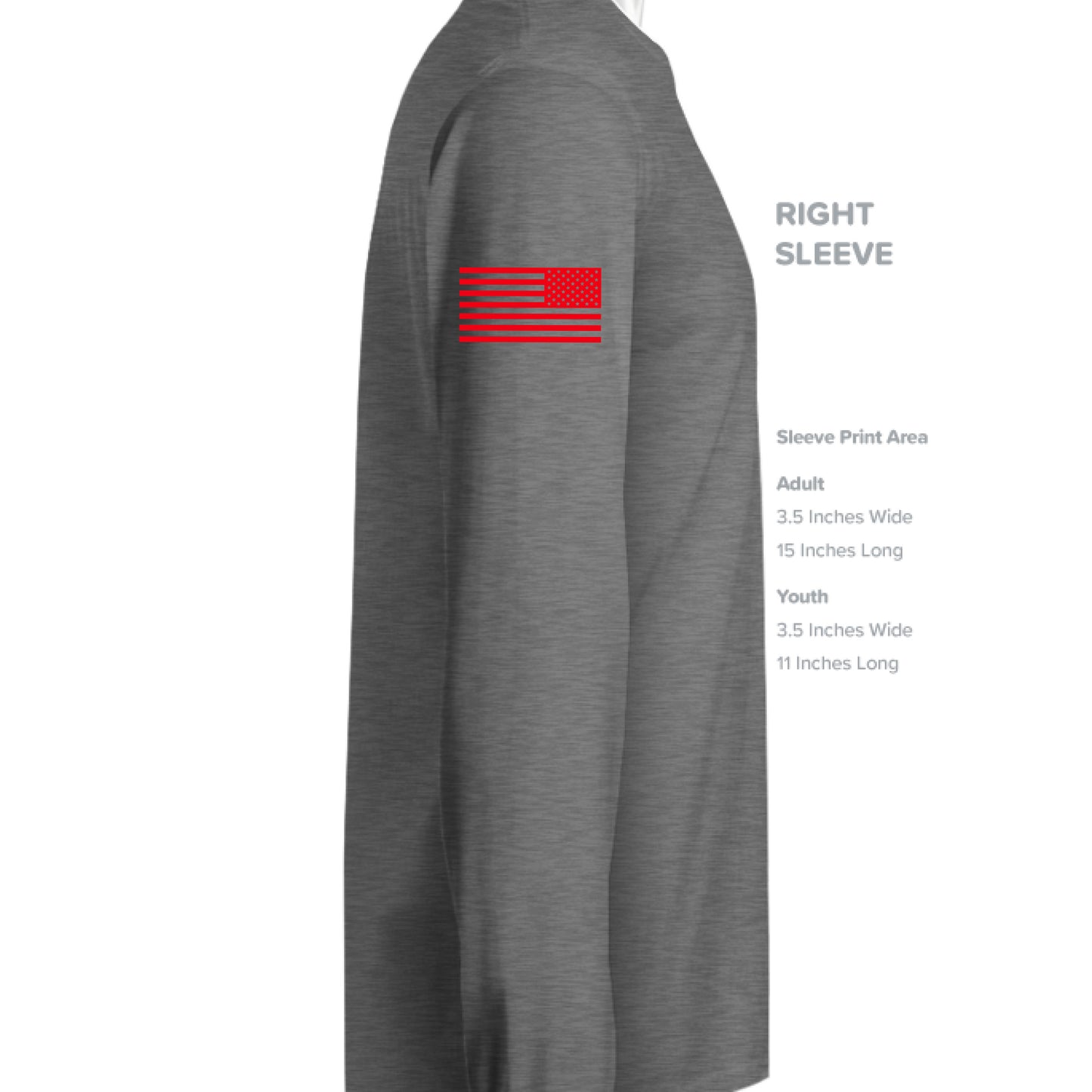 GRAPHITE HEATHER - SLEEVE_RIGHT
