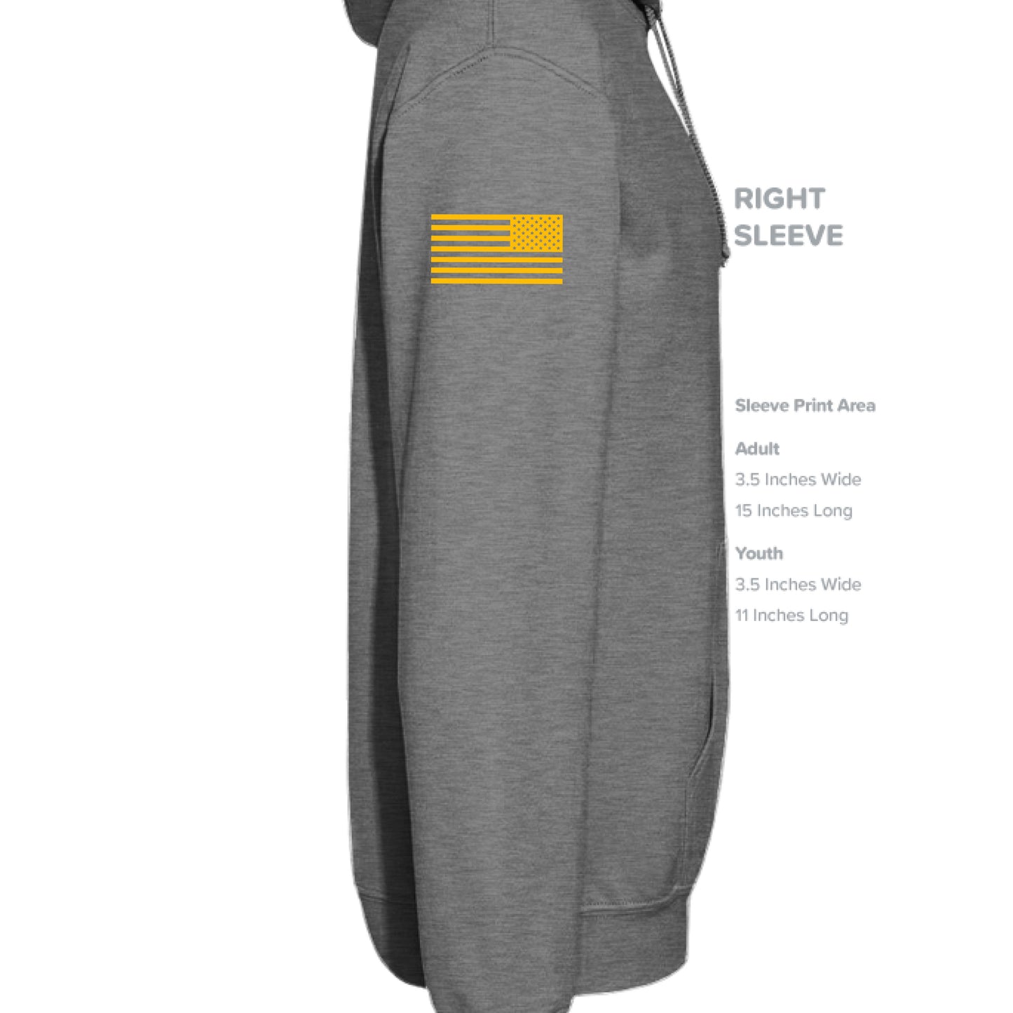 GRAPHITE HEATHER - SLEEVE_RIGHT