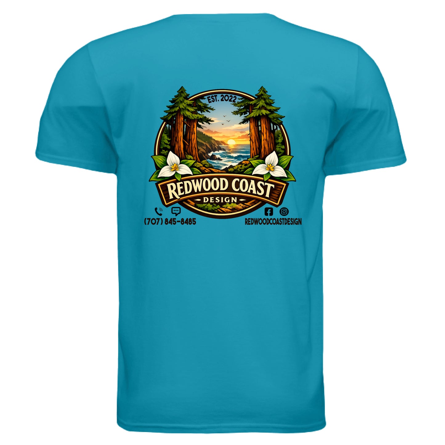 TROPICAL BLUE - BACK