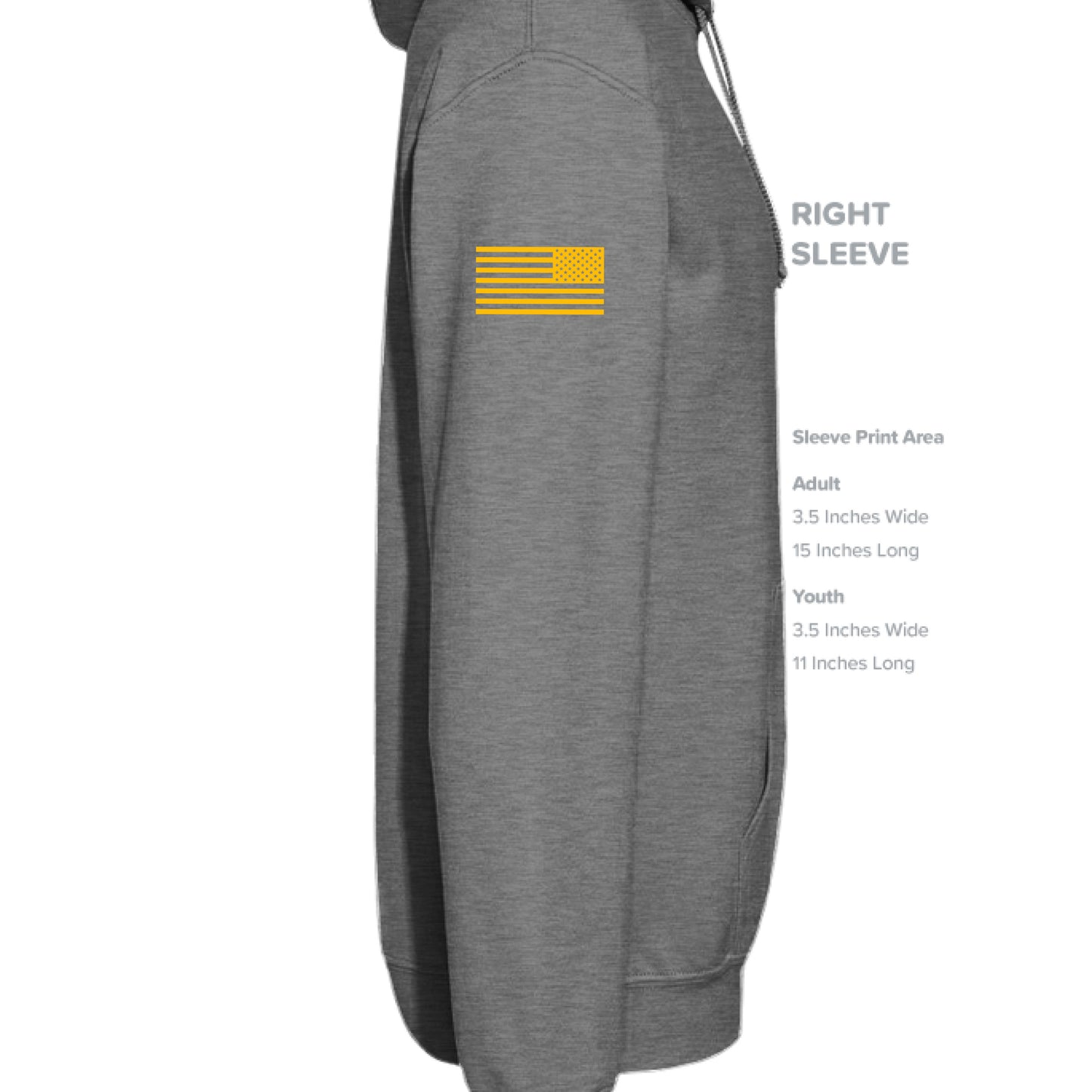 GRAPHITE HEATHER - SLEEVE_RIGHT